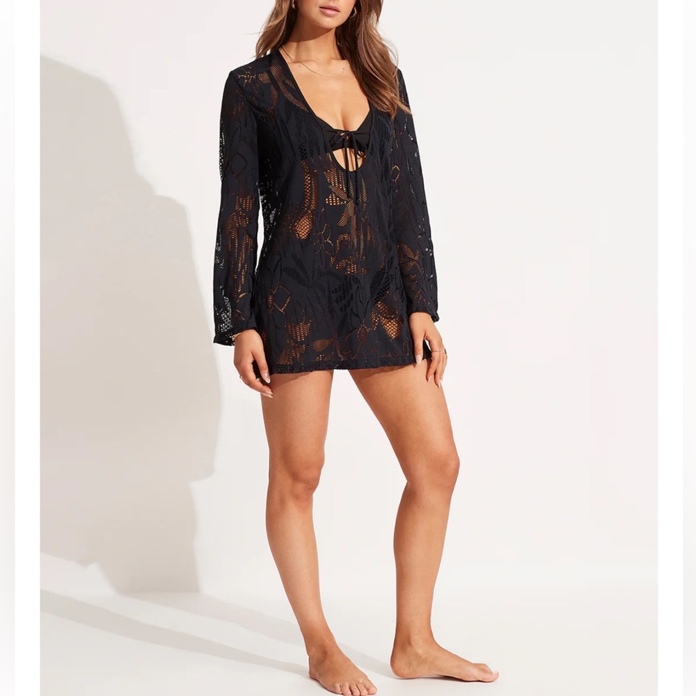 NWOT Anthropologie Seafolly Islands Kaftan - M